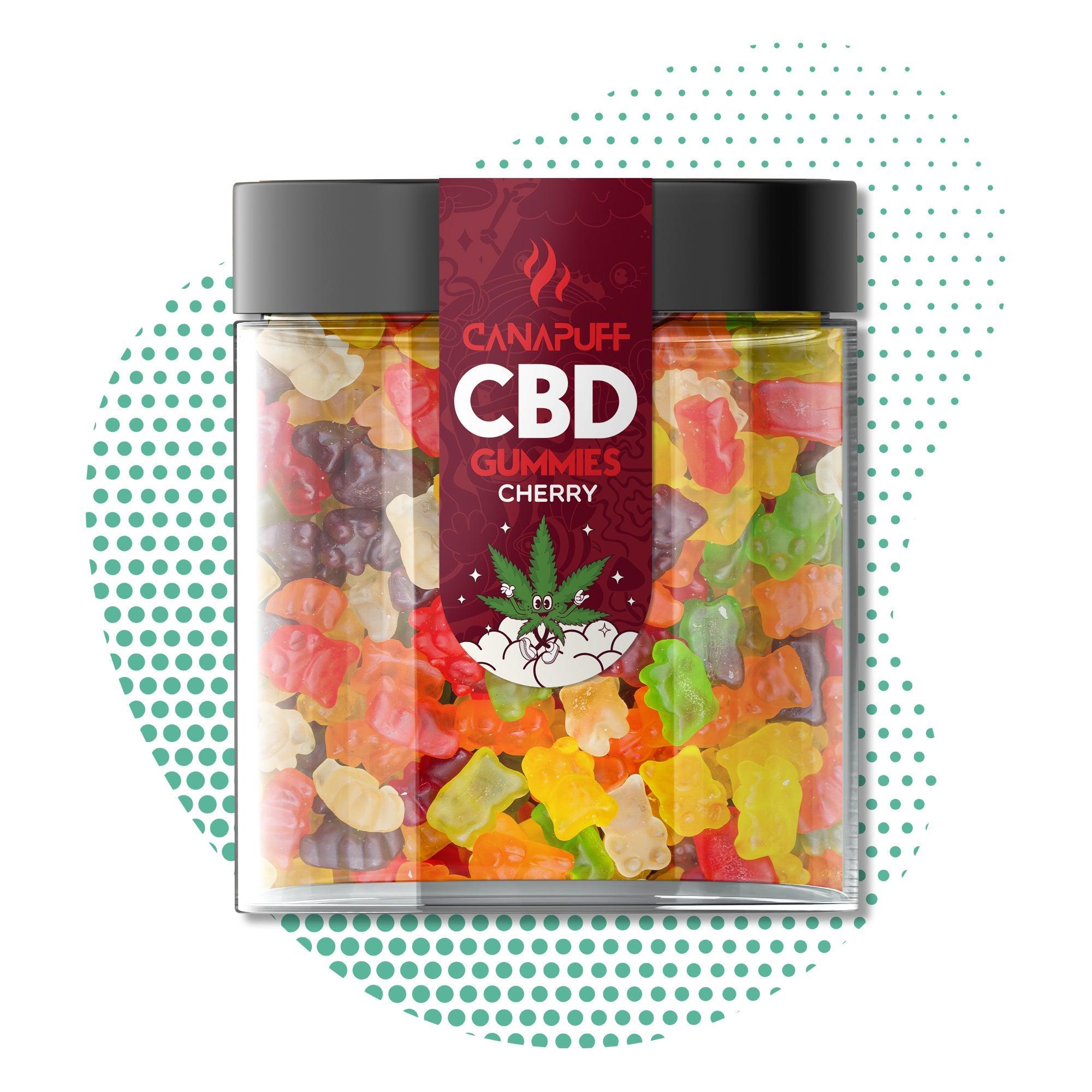 Canapuff - Gomas de CBD - Cereja-Canapuff