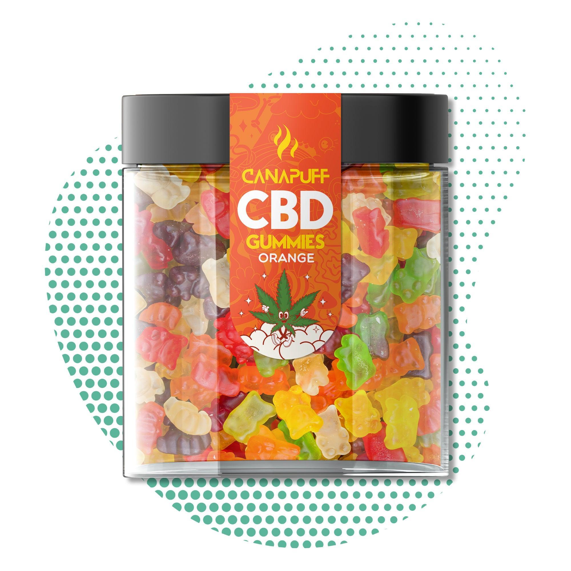 Canapuff - Gomas de CBD - Laranja-Canapuff