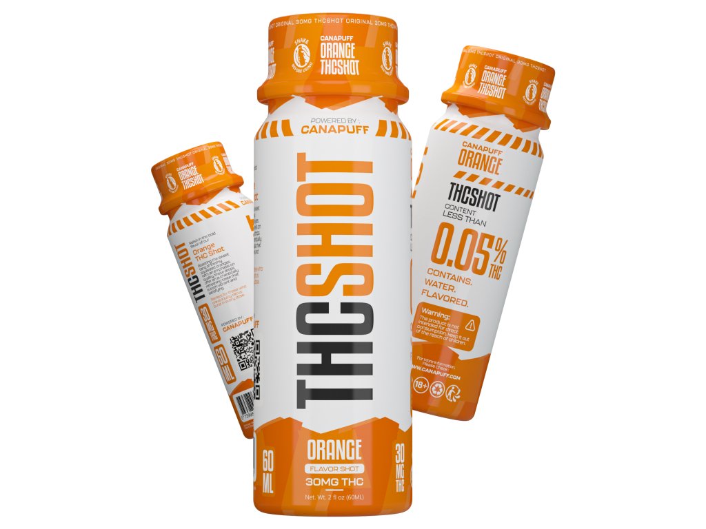 Canapuff THC SHOT - Laranja 60ml