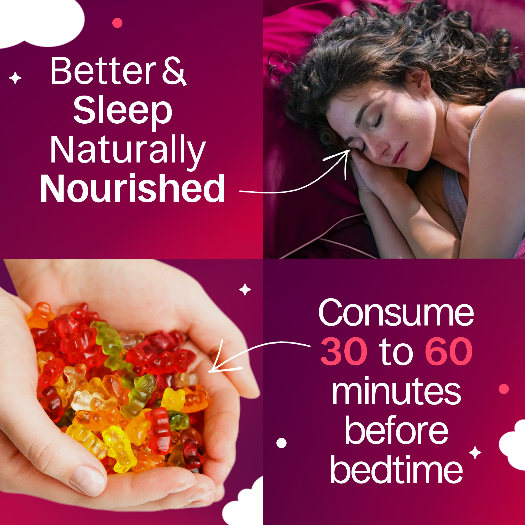 Melatonin+CBD Gummies - Cereja