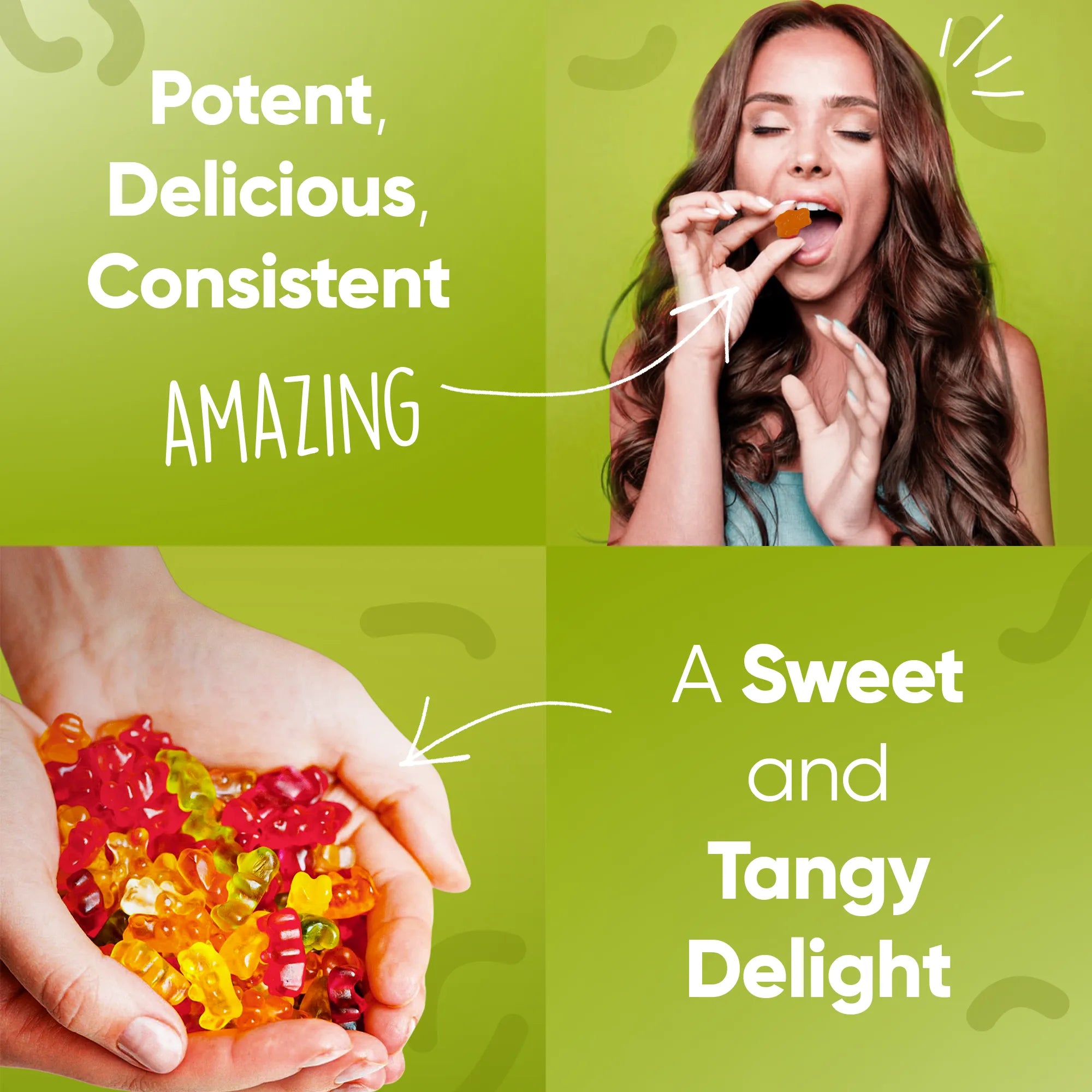 THC Gummies Maçã Verde