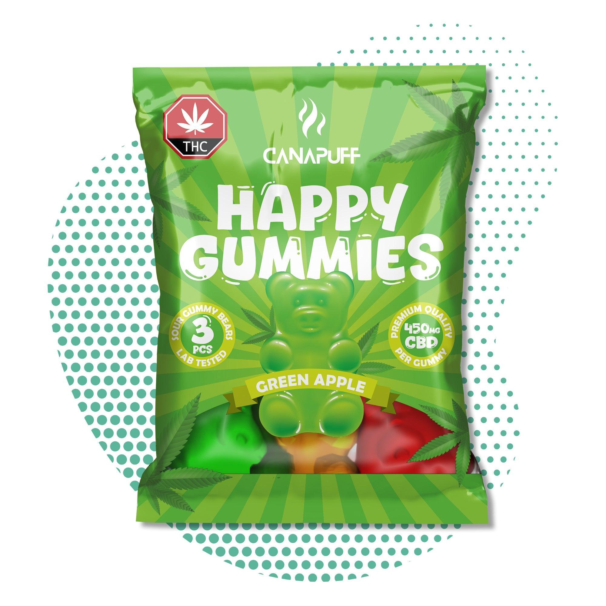 Canapuff - Gomas de CBD - Maçã Verde - Canapuff