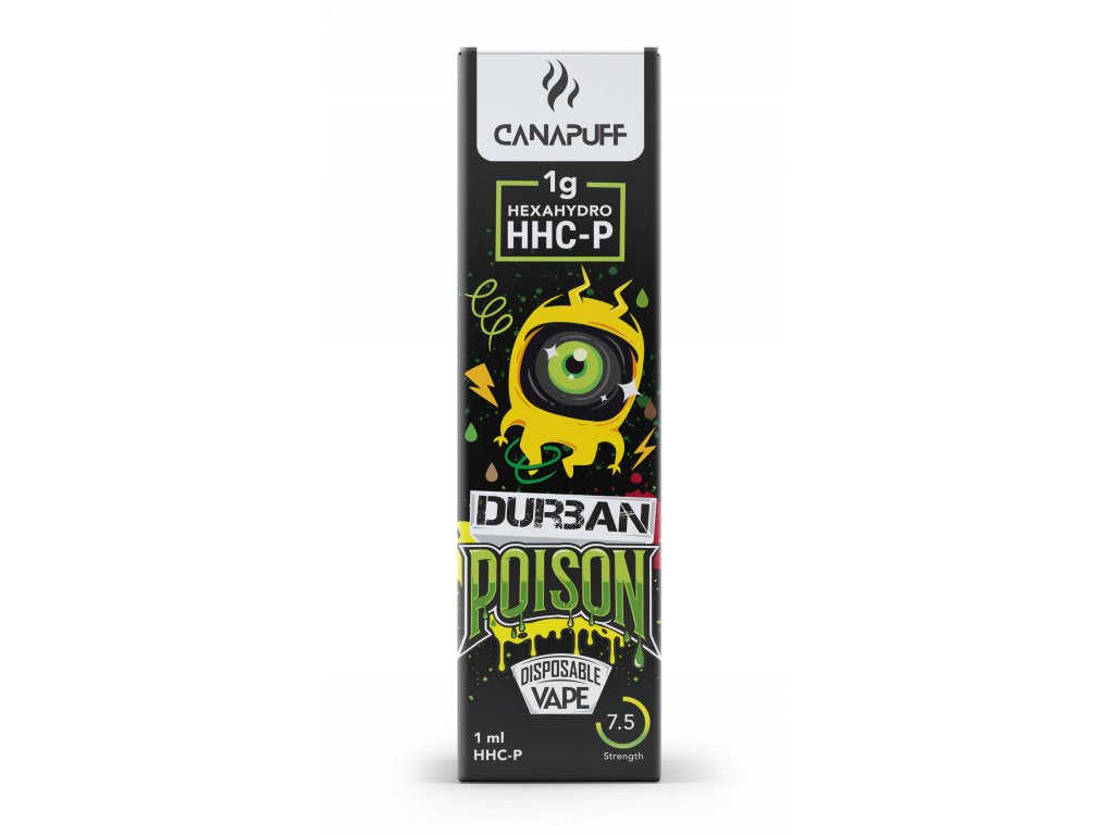 canapuff black hhc p durban poison one use 1ml