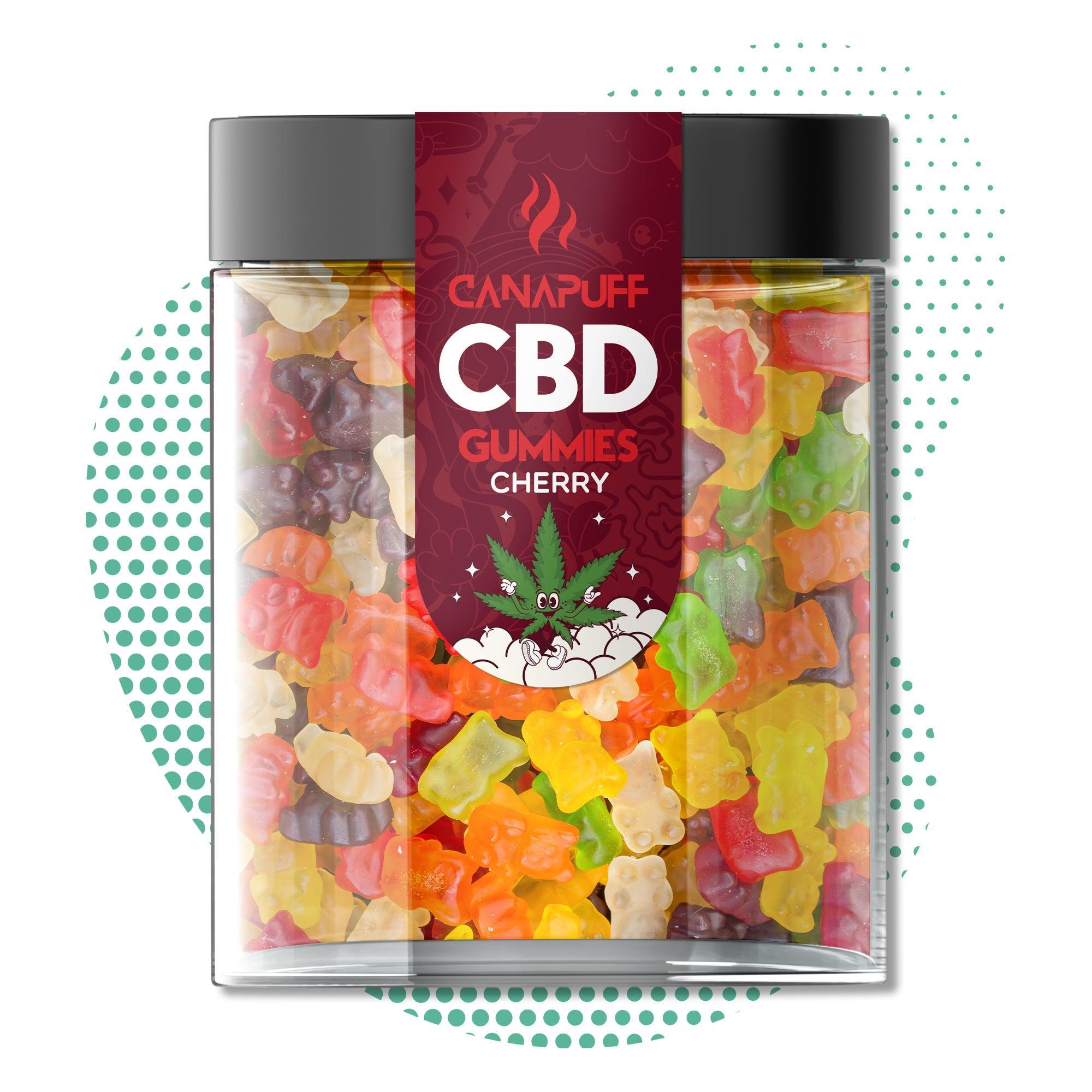 Canapuff - Gomas de CBD - Cereja-Canapuff
