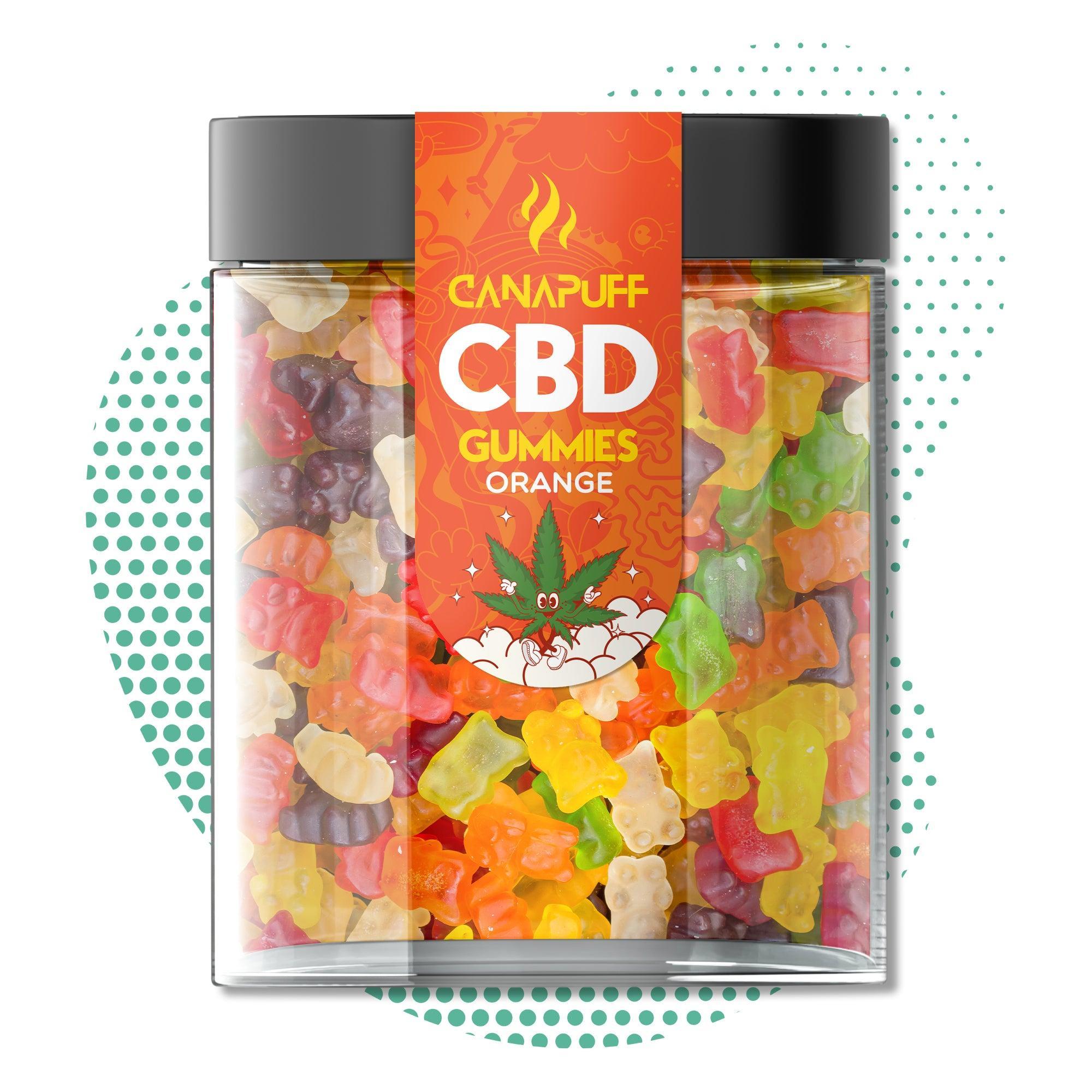 Canapuff - Gomas de CBD - Laranja-Canapuff