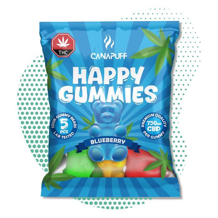 Canapuff - Gomas de CBD - Mirtilo-Canapuff