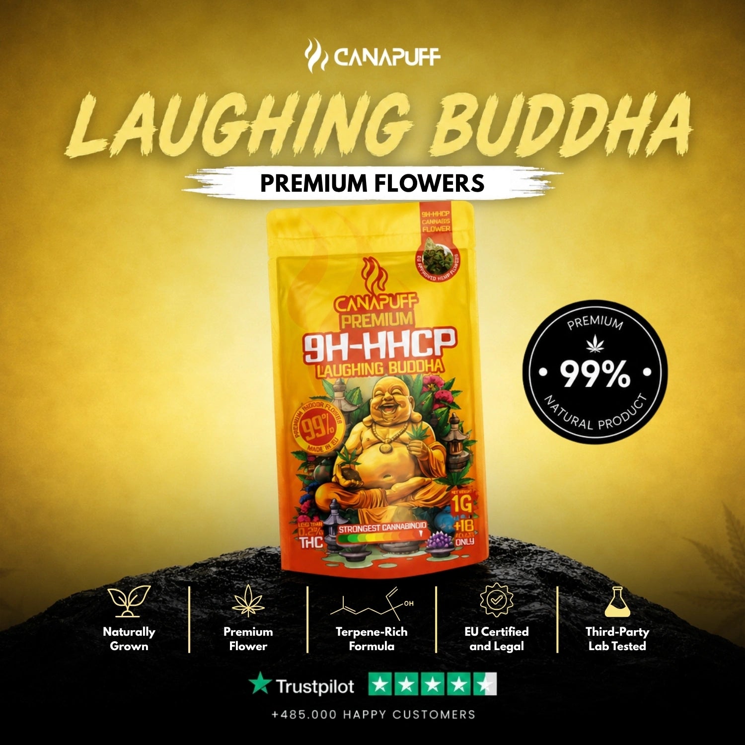 9H-HHCP Flores Laughing Buddha 99%