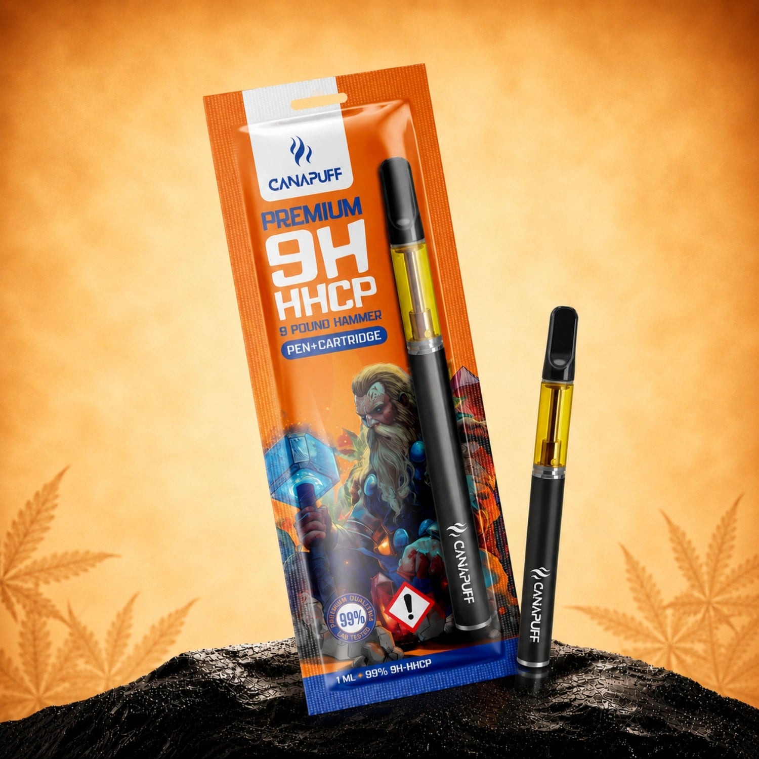 9H-HHCP Pen+Cartucho 9 Pound Hammer 99%