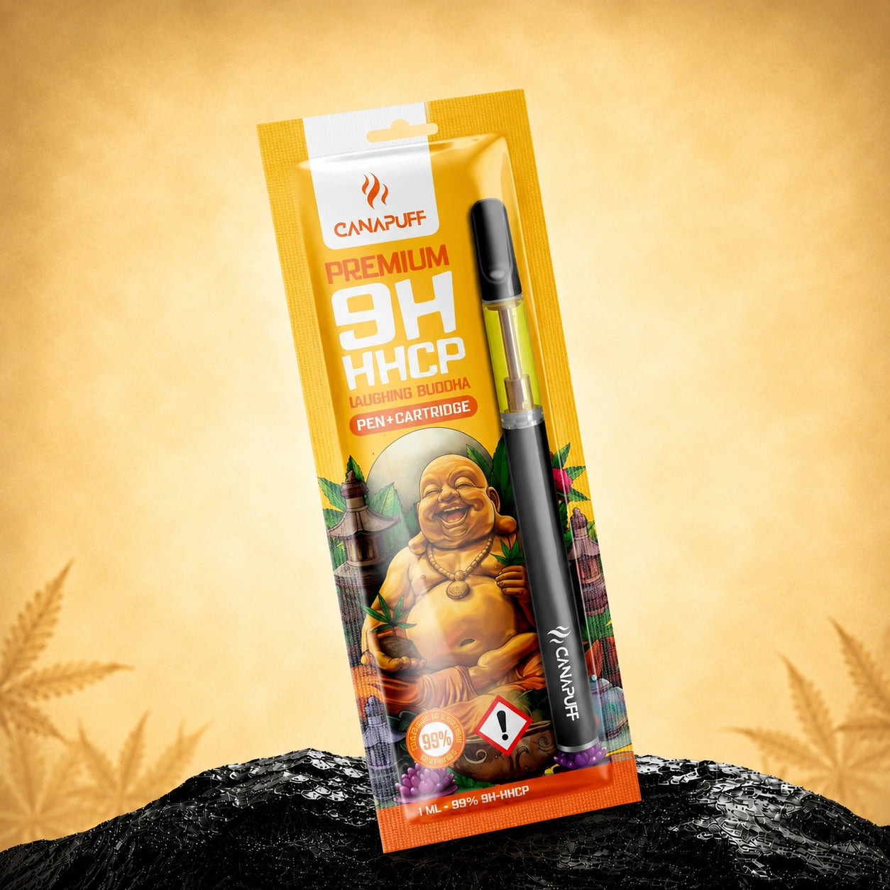 9H-HHCP Pen+Cartucho Laughing Buddha 99%