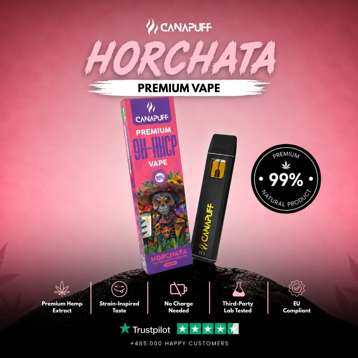9H-HHCP Vape Horchata 99% 1ml