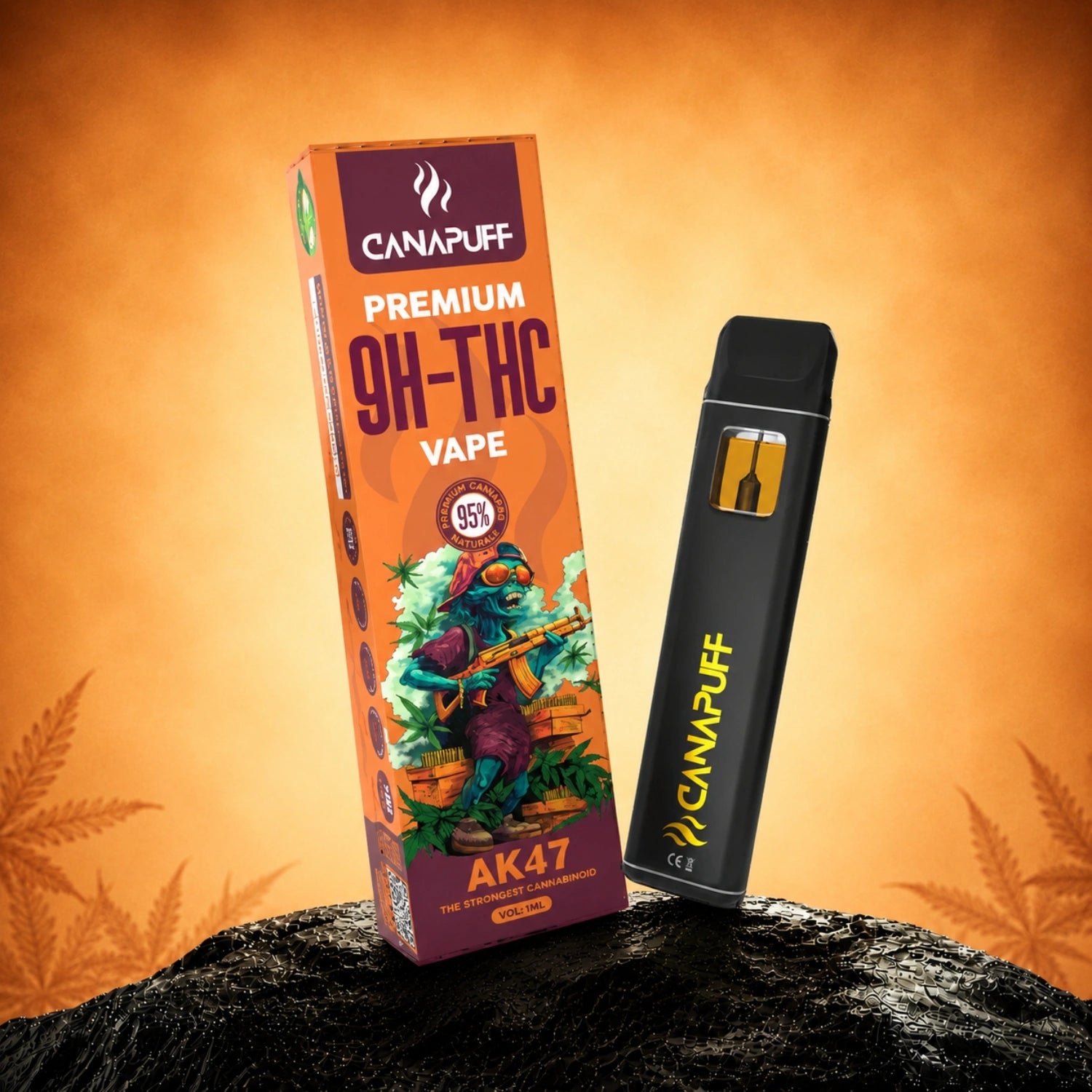 AK47 95% 9H-THC - Canapuff - Vape - 1ml
