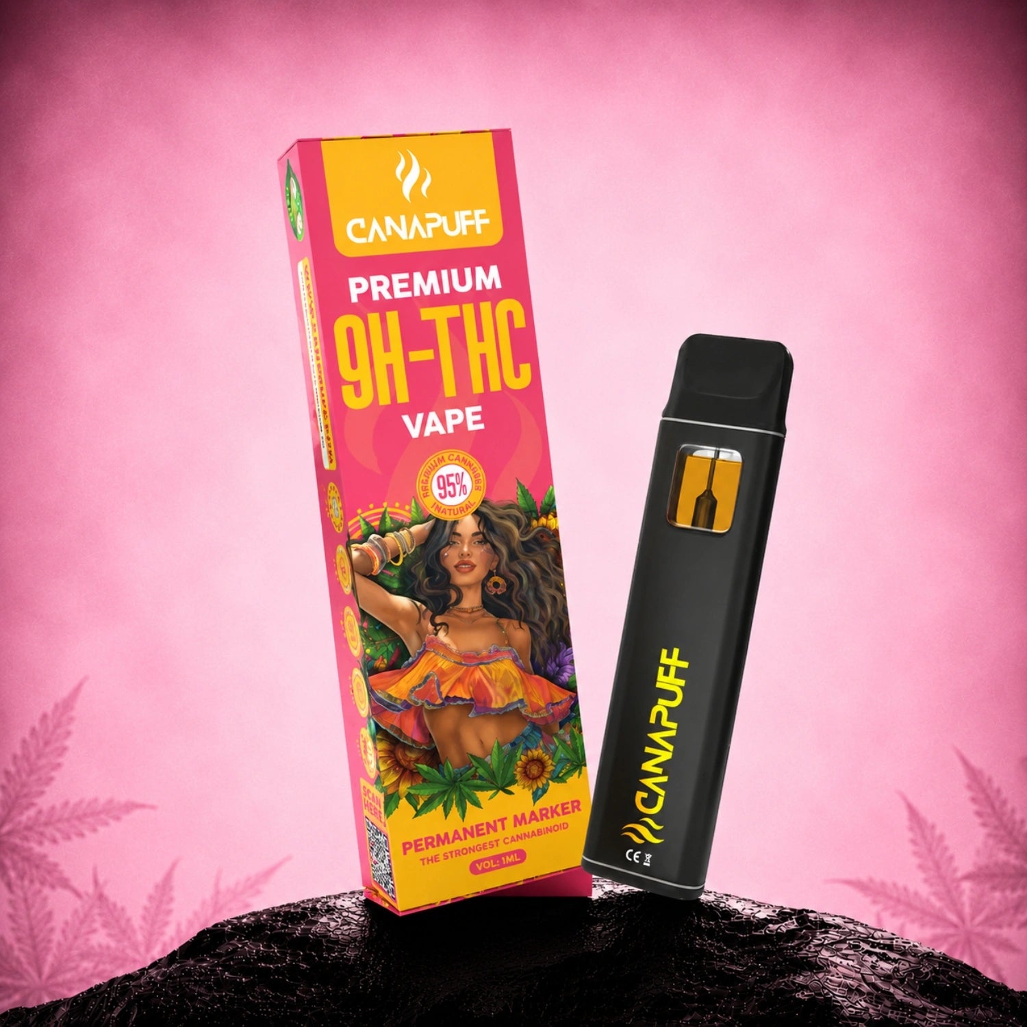 Permanent Marker 95% 9H-THC - Canapuff - Vape - 1ml