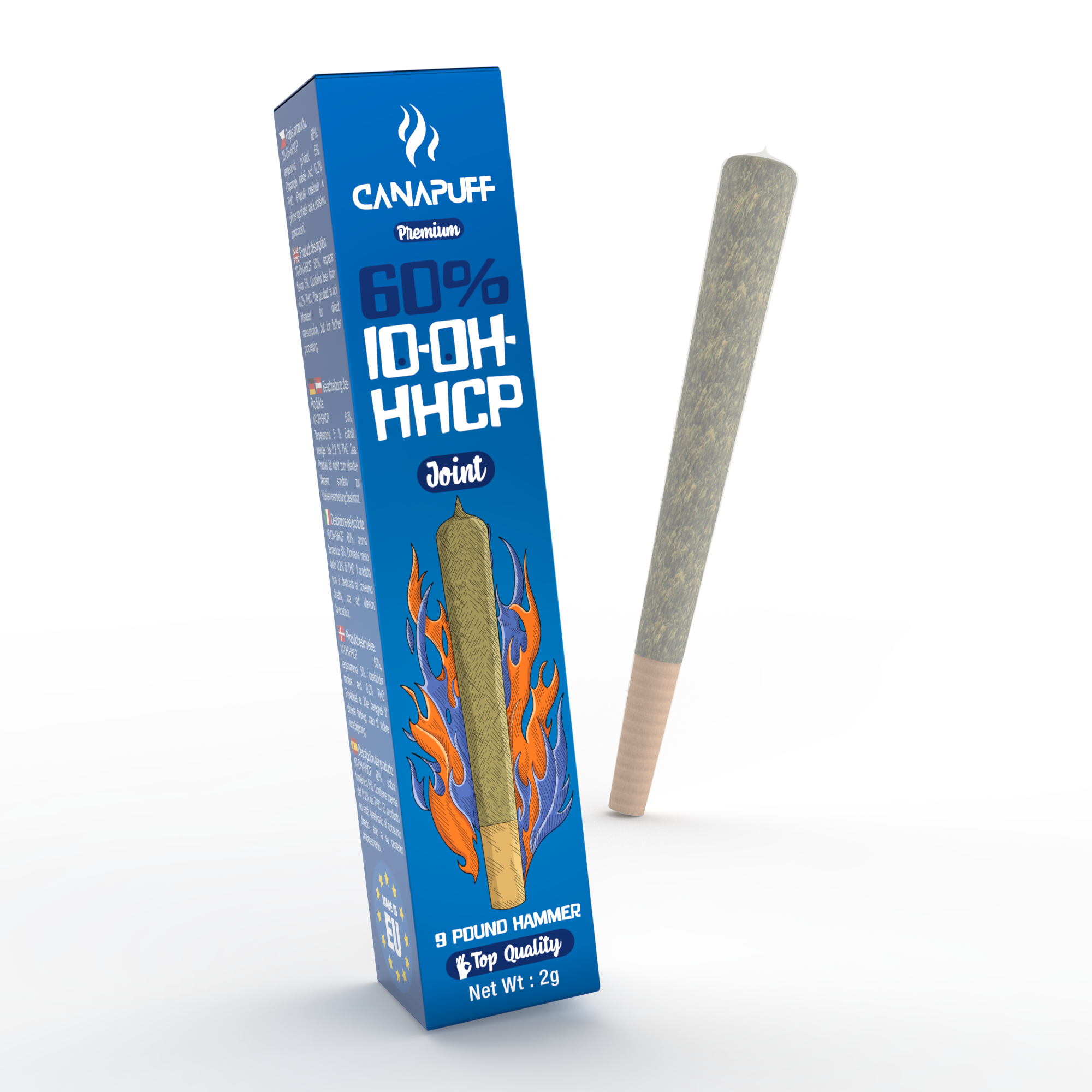 Martelo de 9 libras 60% 10-OH-HHCP Joint 2g