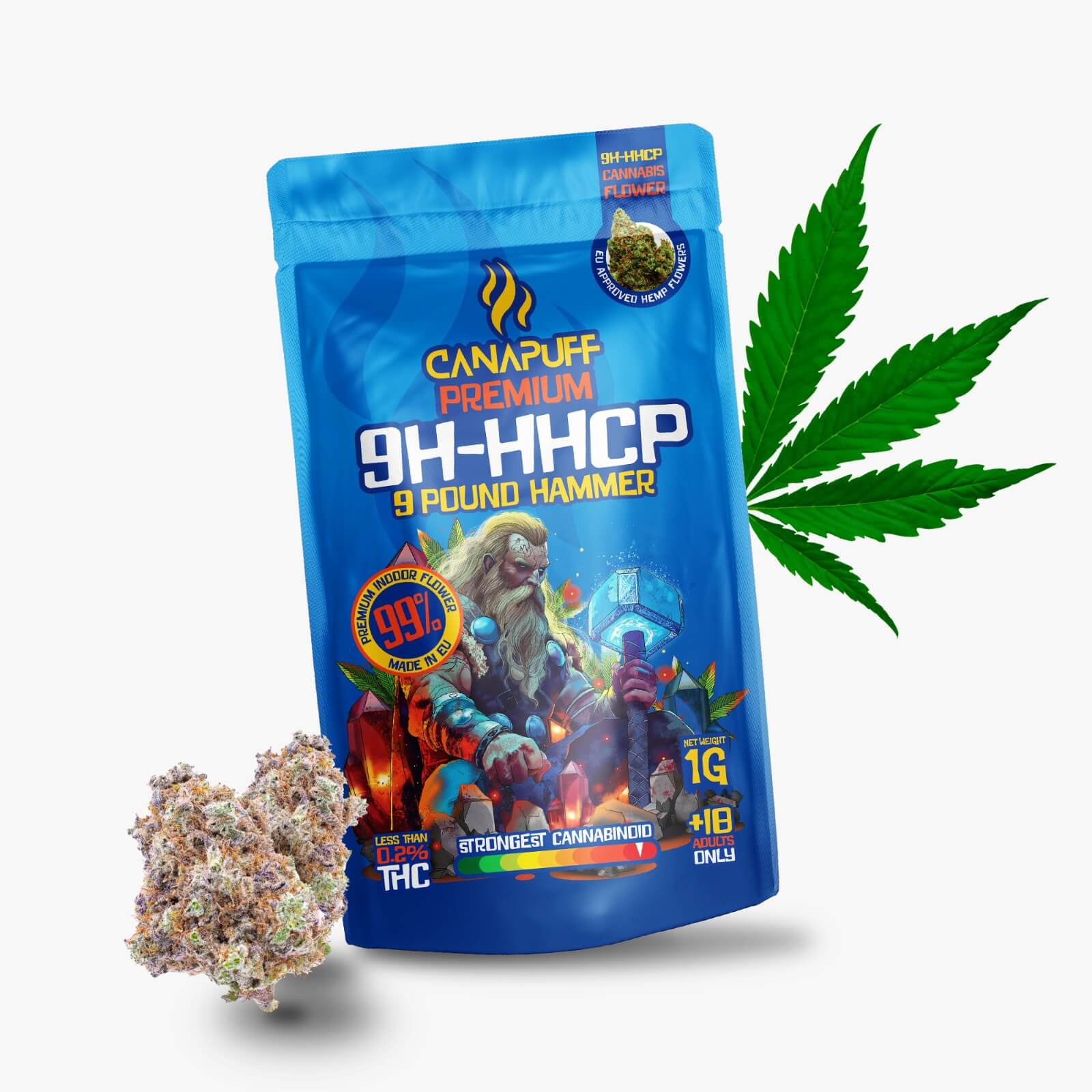 9h-HHCP Flores 9 Pound Hammer 99%