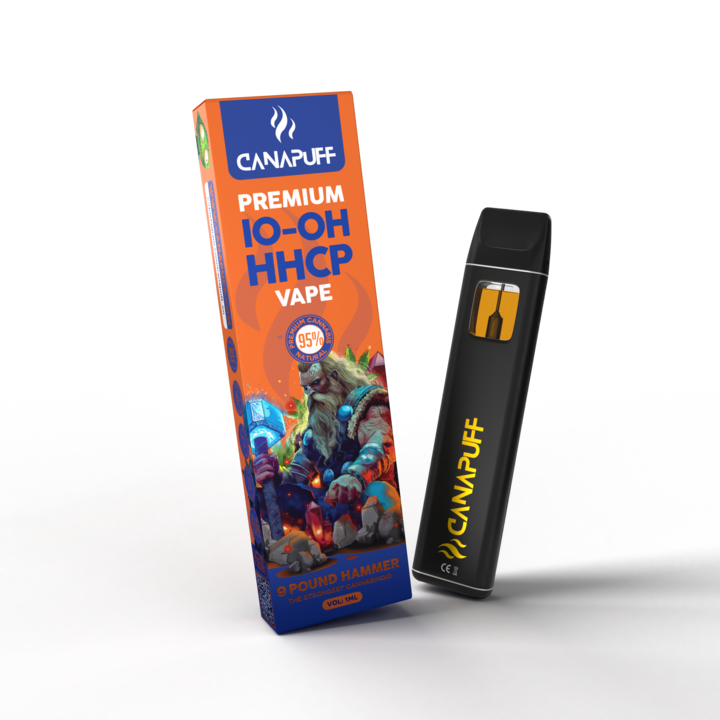 Martelo de 9 libras 95% 10-OH-HHCP - Canapuff - Um uso - 1ml