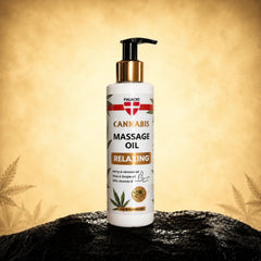Óleo corporal para massagem relaxante com cannabis, 150ml - Palacio