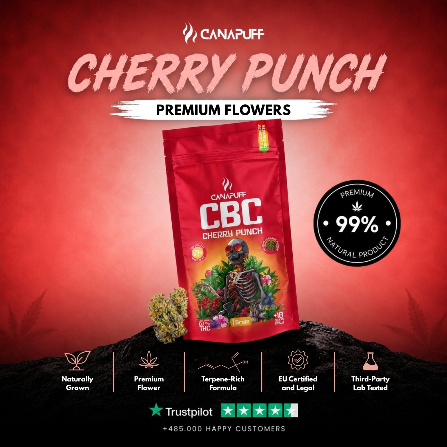 CBC Flores Cherry Punch 69%