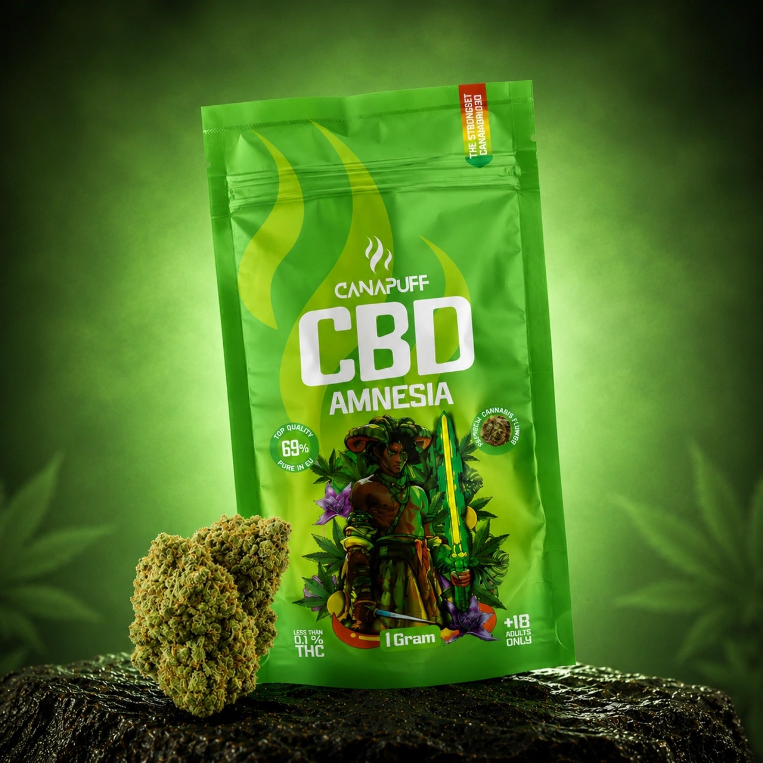 CBD Flores Amnesia 69%