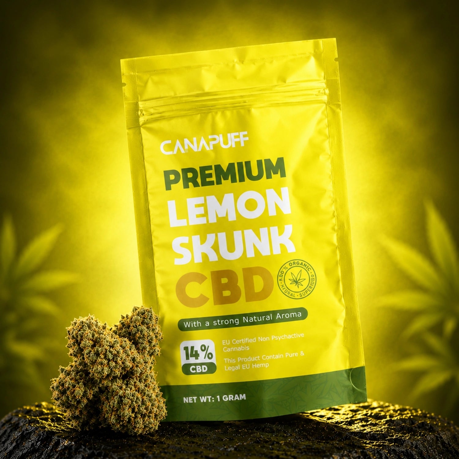 CBD Flores Lemon Skunk 14%