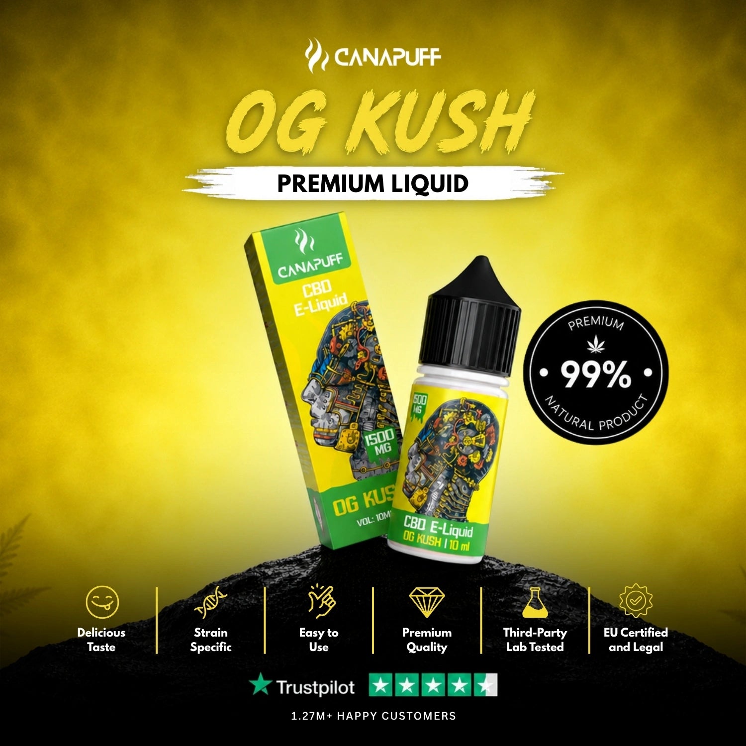 CBD Liquid OG Kush 1.500mg
