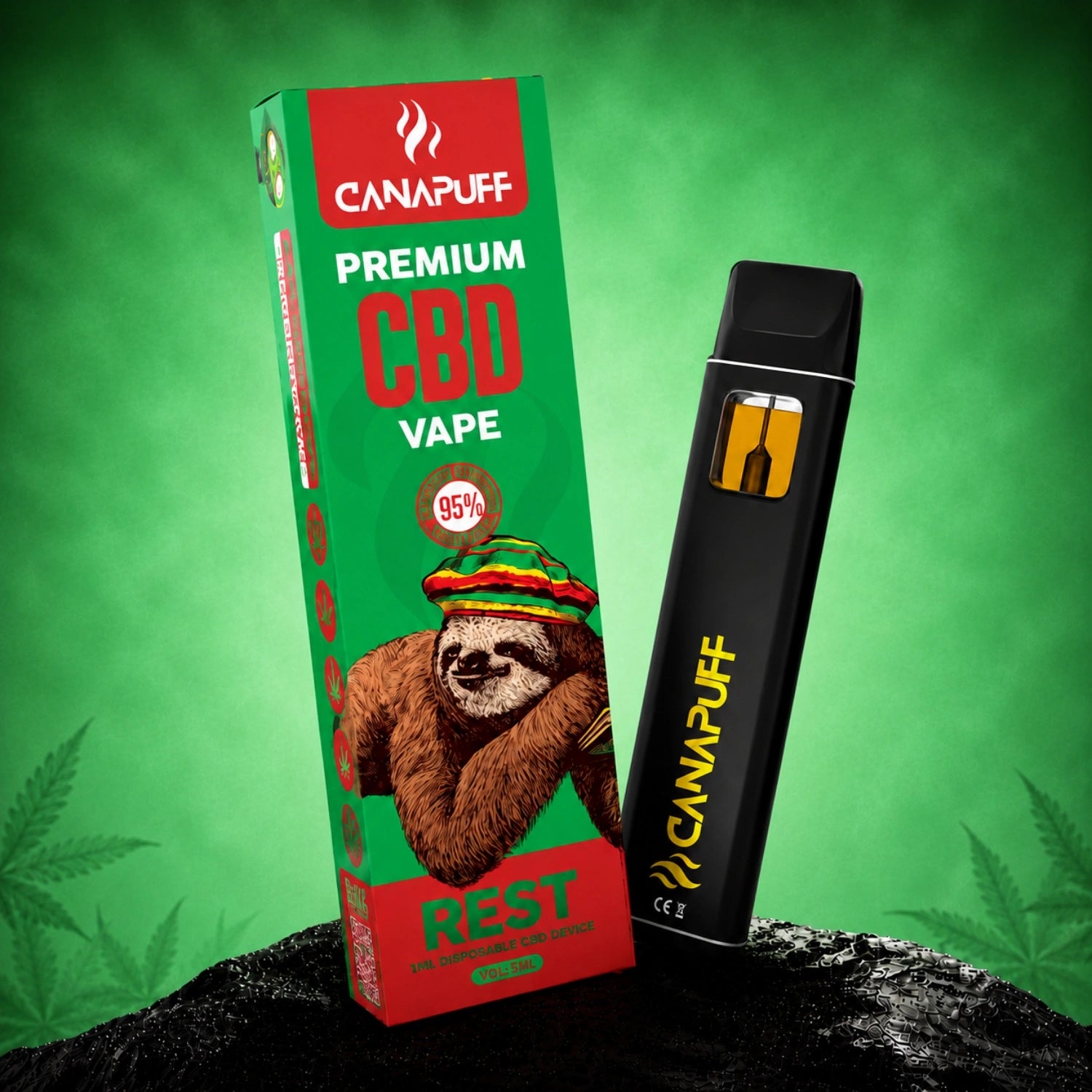 CBD Vape Restante 95% 1 ml
