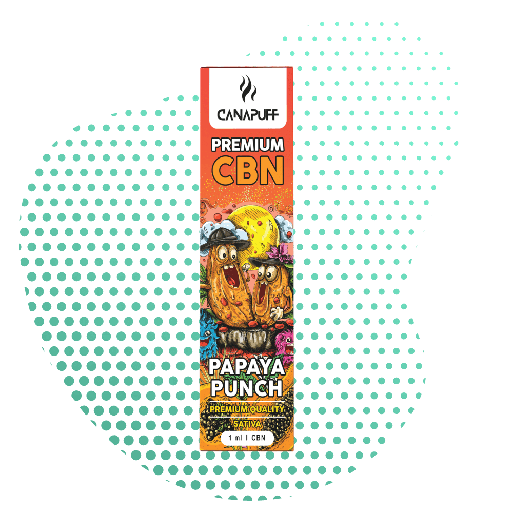 PAPAYA PUNCH 89% CBN - CanaPuff - One Use - 1ml Canapuff