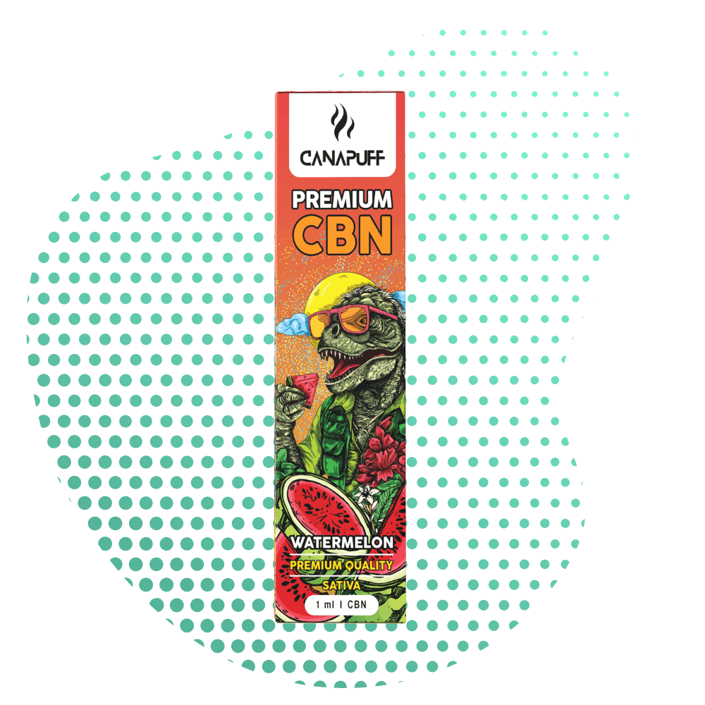 WATERMELON 89% CBN - CanaPuff - One Use - 1ml Canapuff