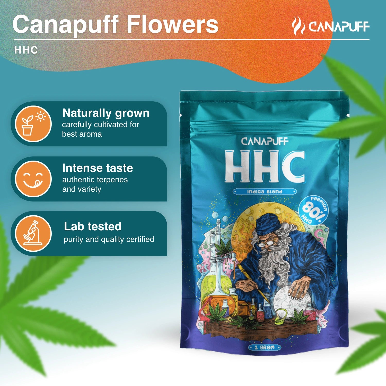 Indica Blend 80% - Flores HHC - CanaPuff