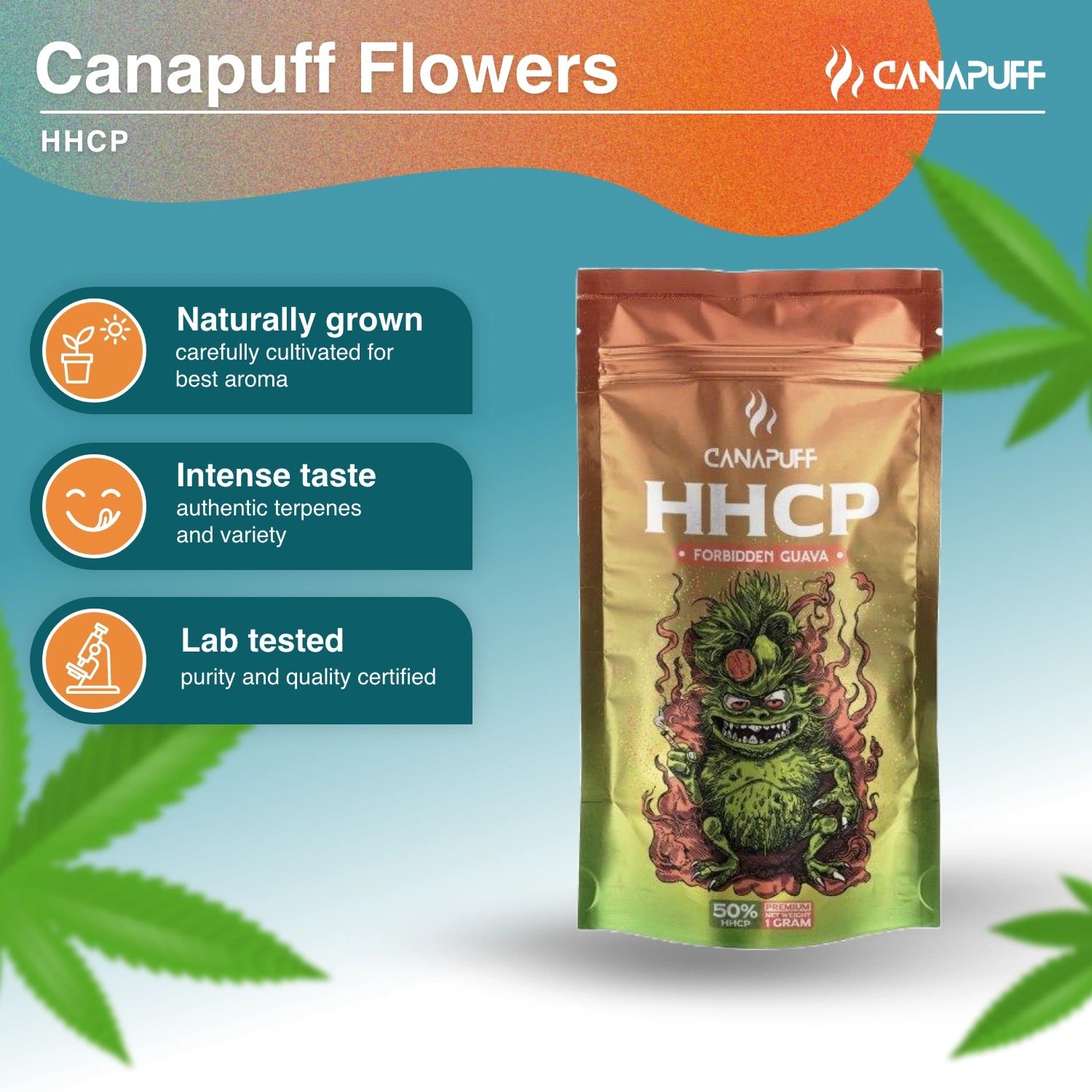 FORBIDDEN GUAVA 50% - HHC-P Flowers - CanaPuff
