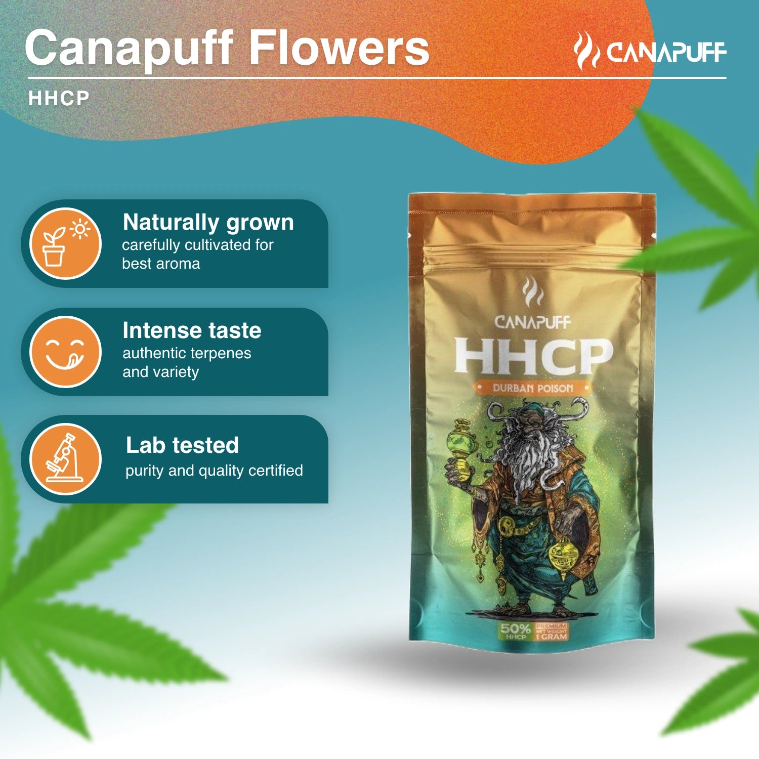 DURBAN POISON 50% - HHC-P Flowers - CanaPuff