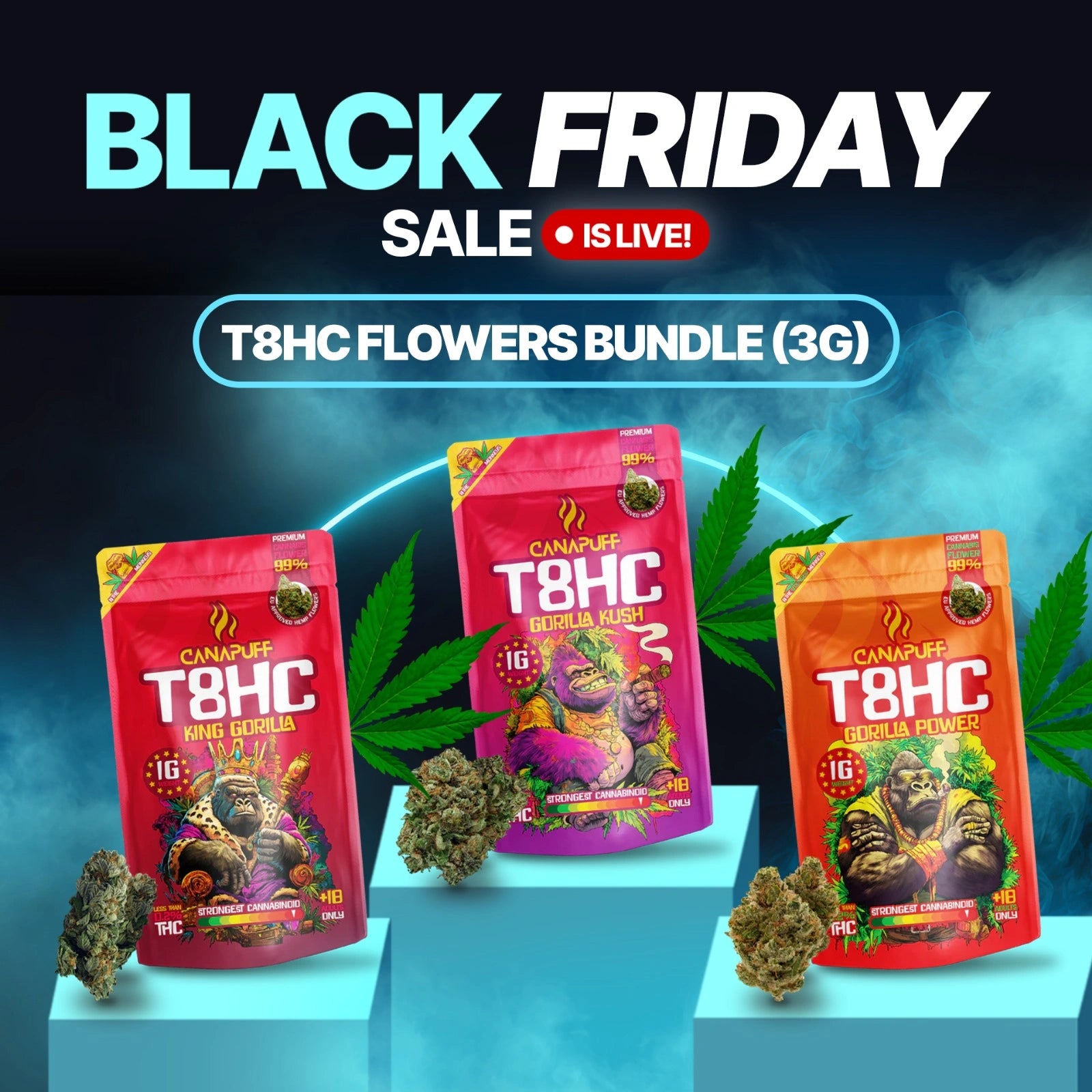 T8HC Flores Bundle (3g)