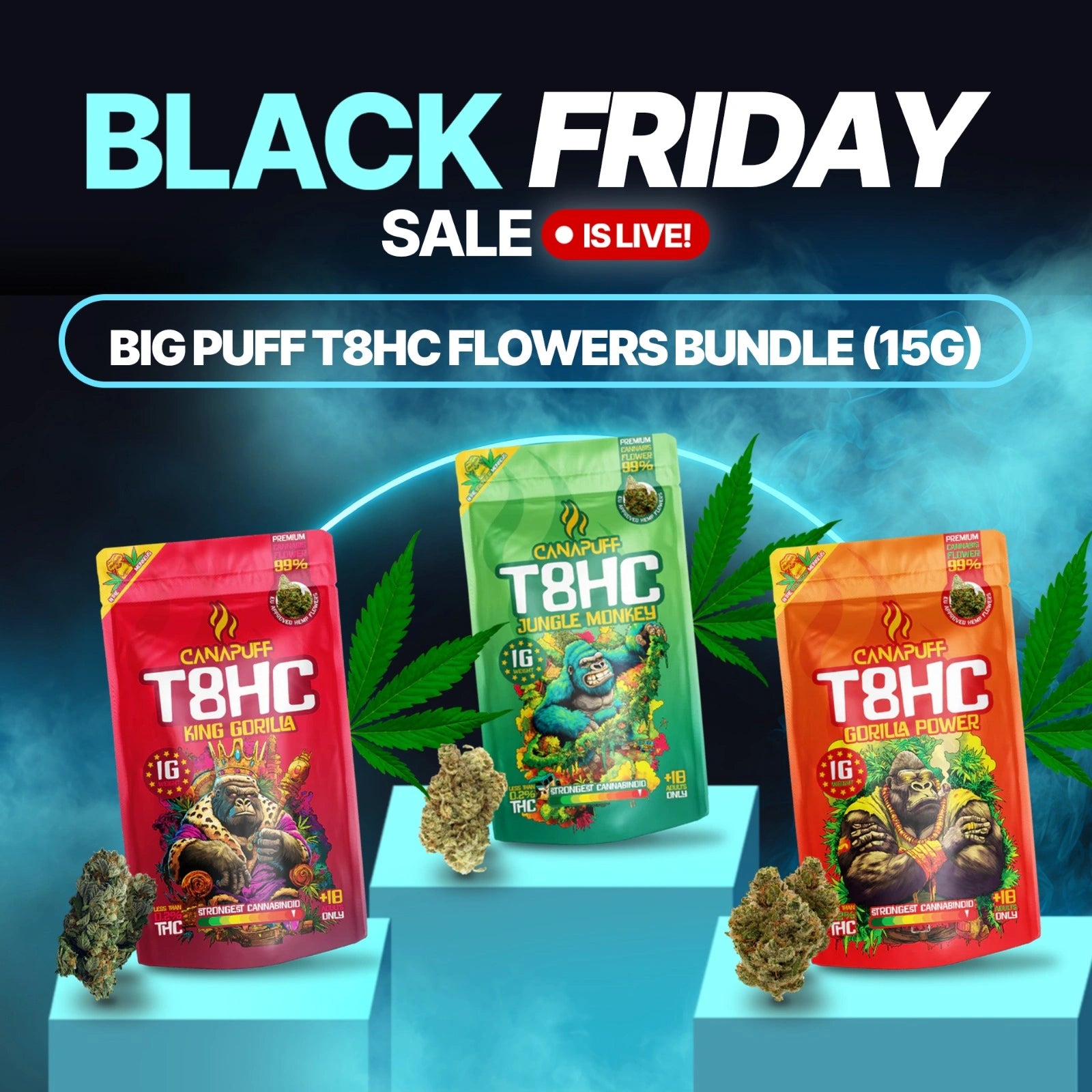 Big Puff T8HC Flores Bundle (15g)