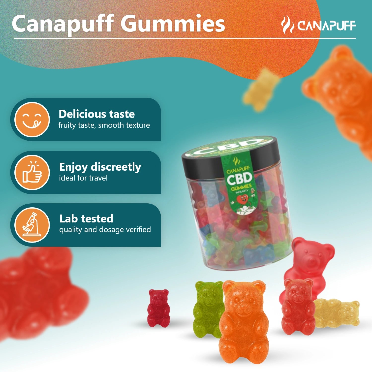 Canapuff - Gomas de CBD - Imunidade