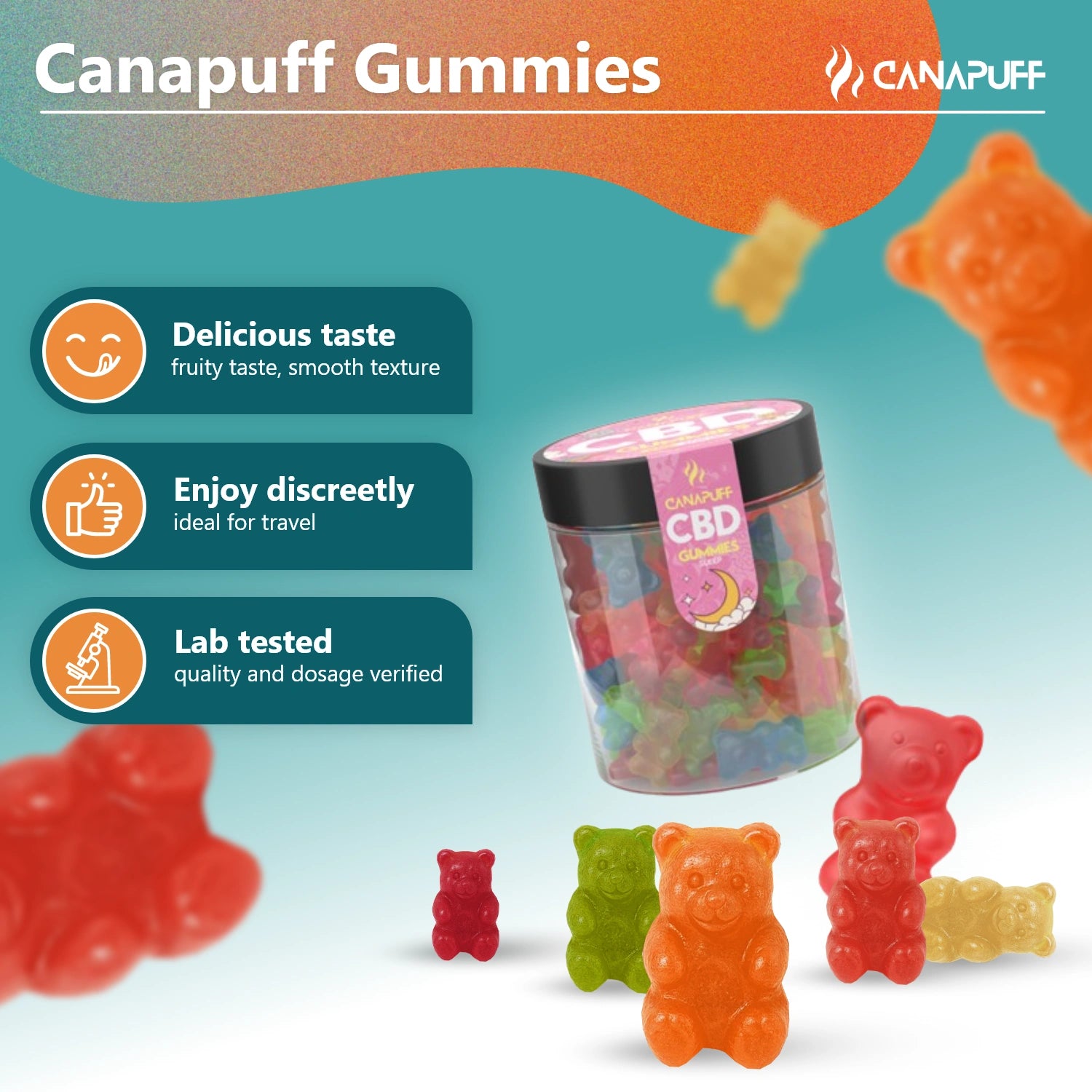 Canapuff - Gomas de CBD - Sono