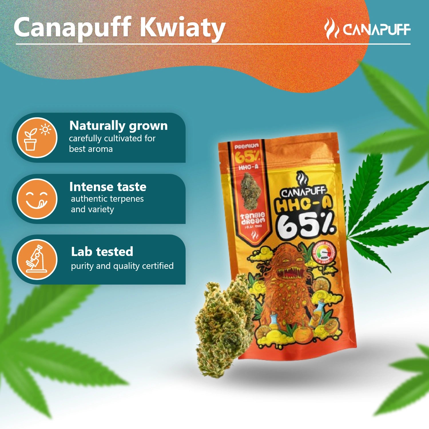 Canapuff - Tangie Dream 65% - Flores HHC-A