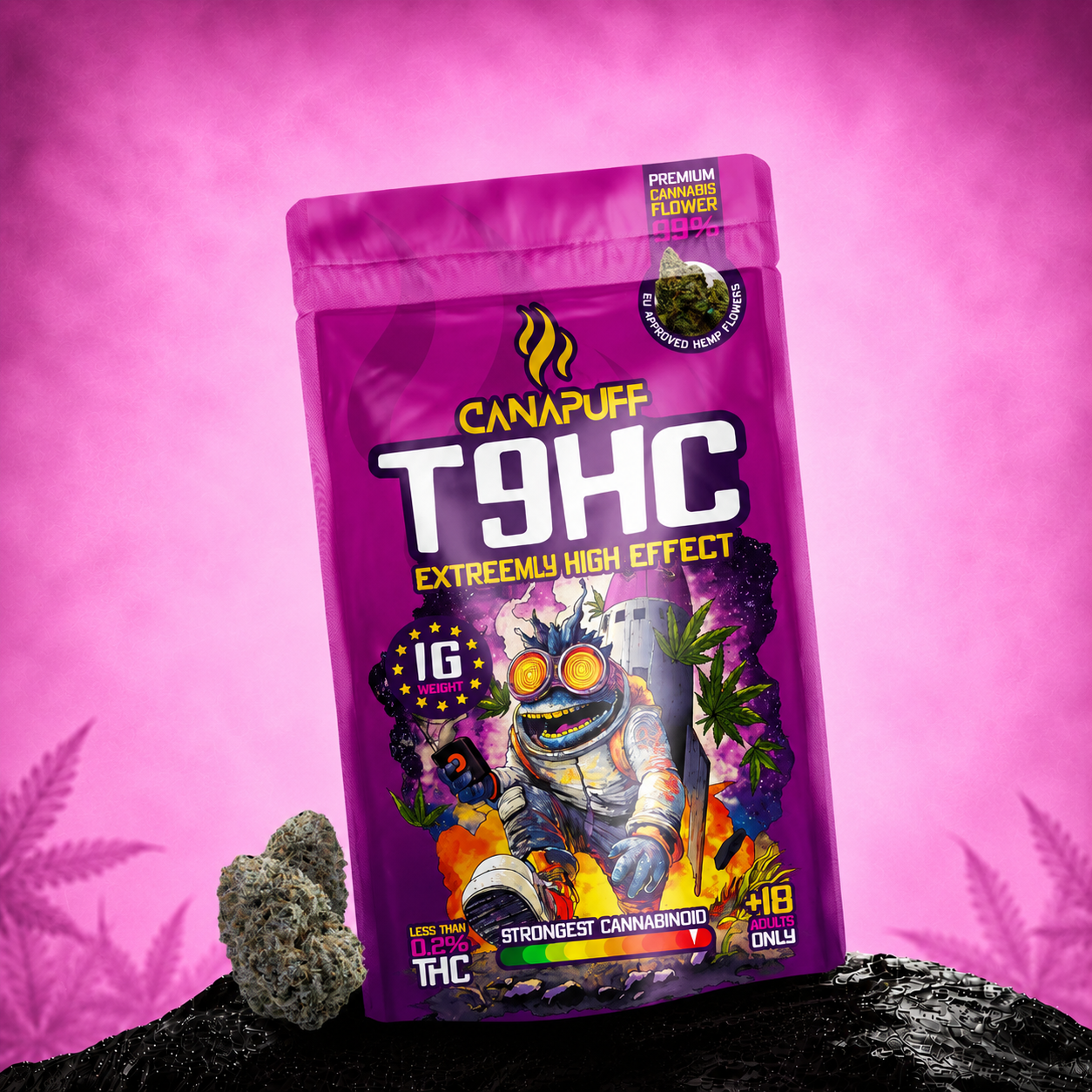 1g por 1 € Flores Canapuff