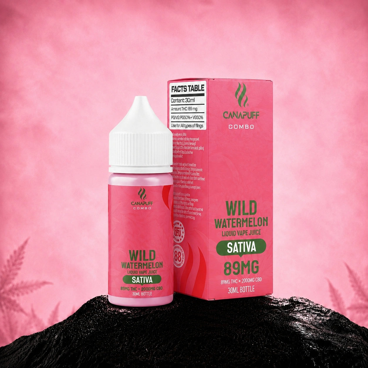 Delta 9 liquid 89 mg 2000 mg CBD Wild Watermelon 30 ml