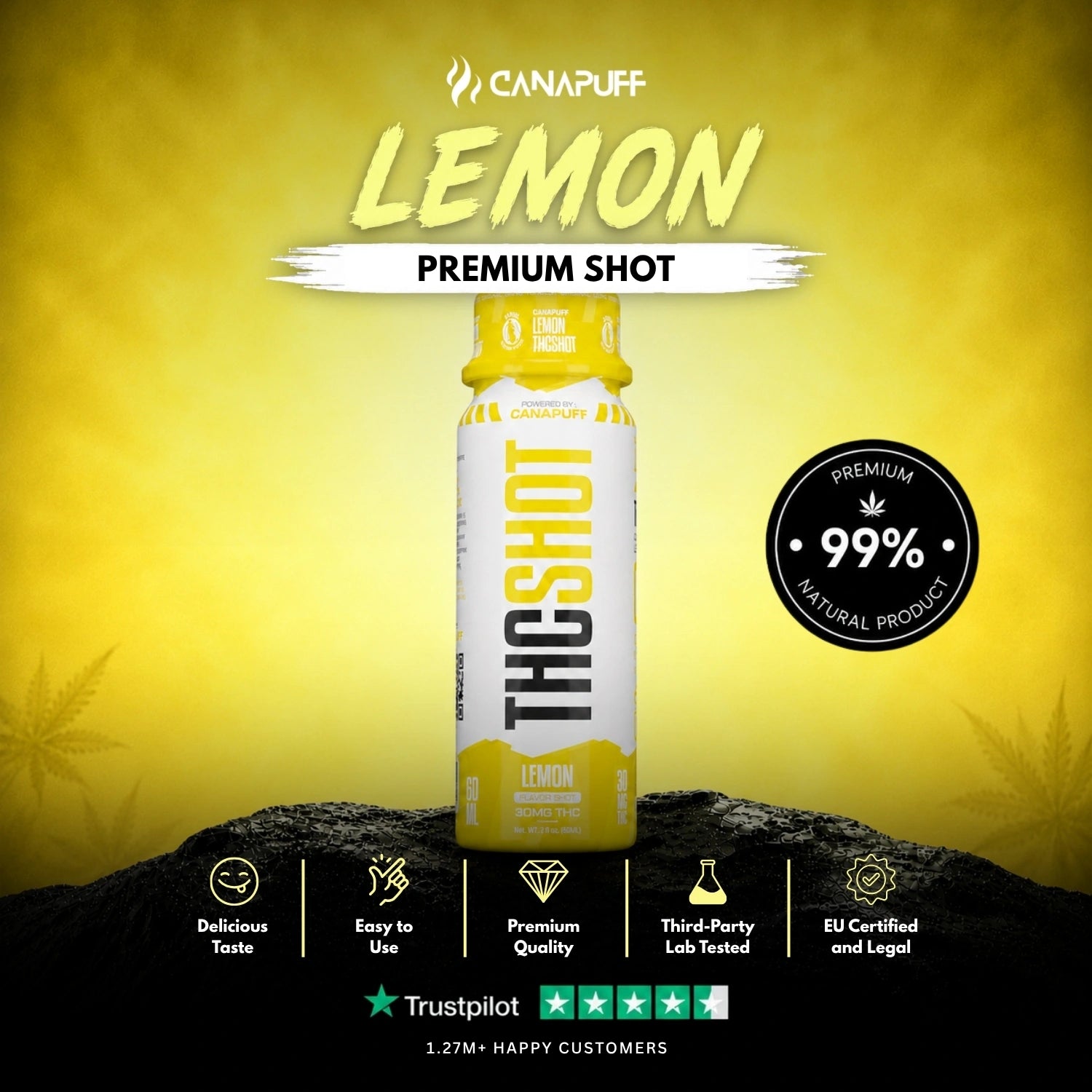 THC Shot Limão 60 ml