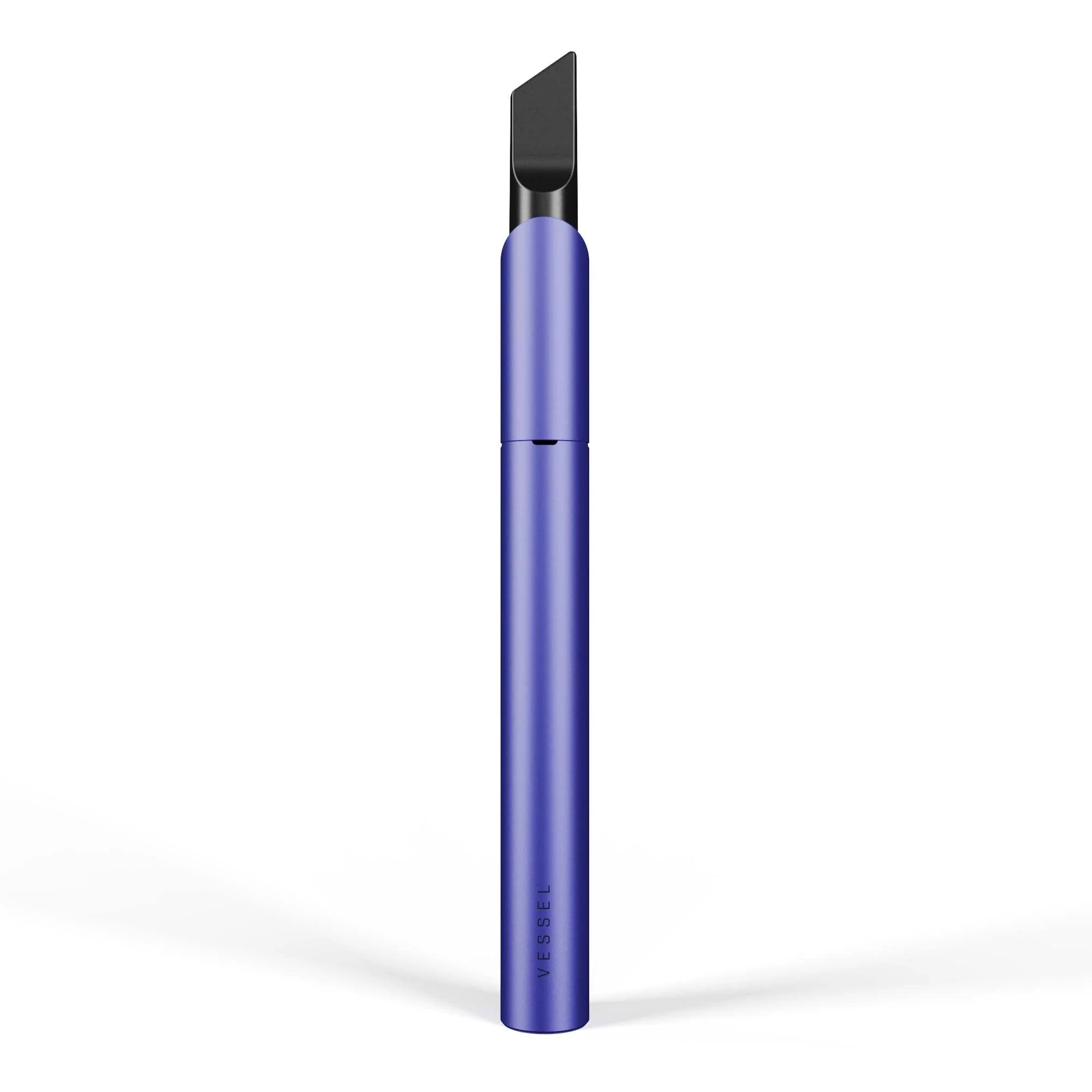 Purple vaporizer pen with a compact design