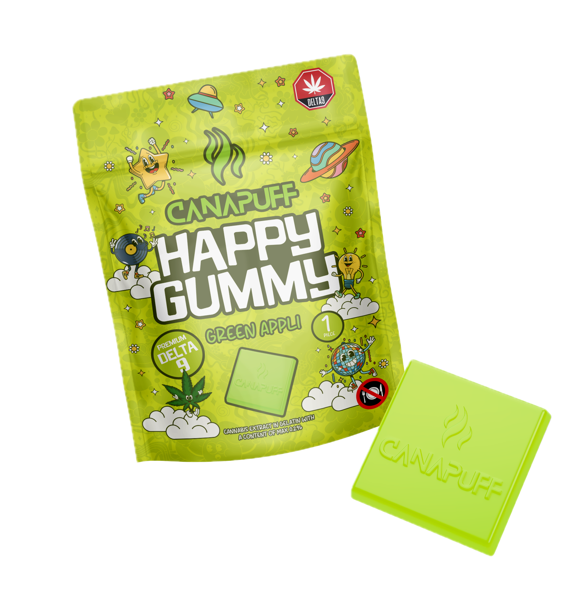 Delta 9 Gummy Green Appli