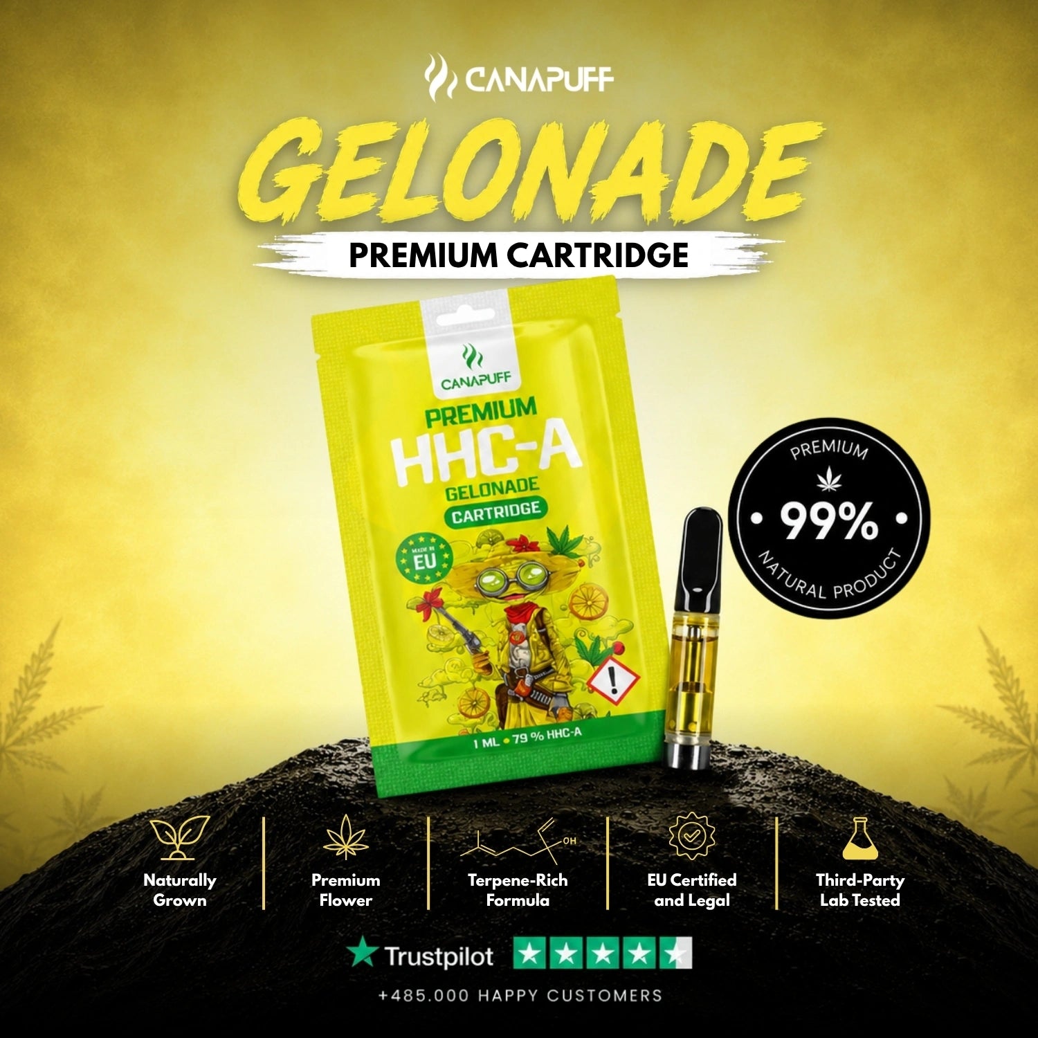 HHC-A Cartucho Gelonade 79%
