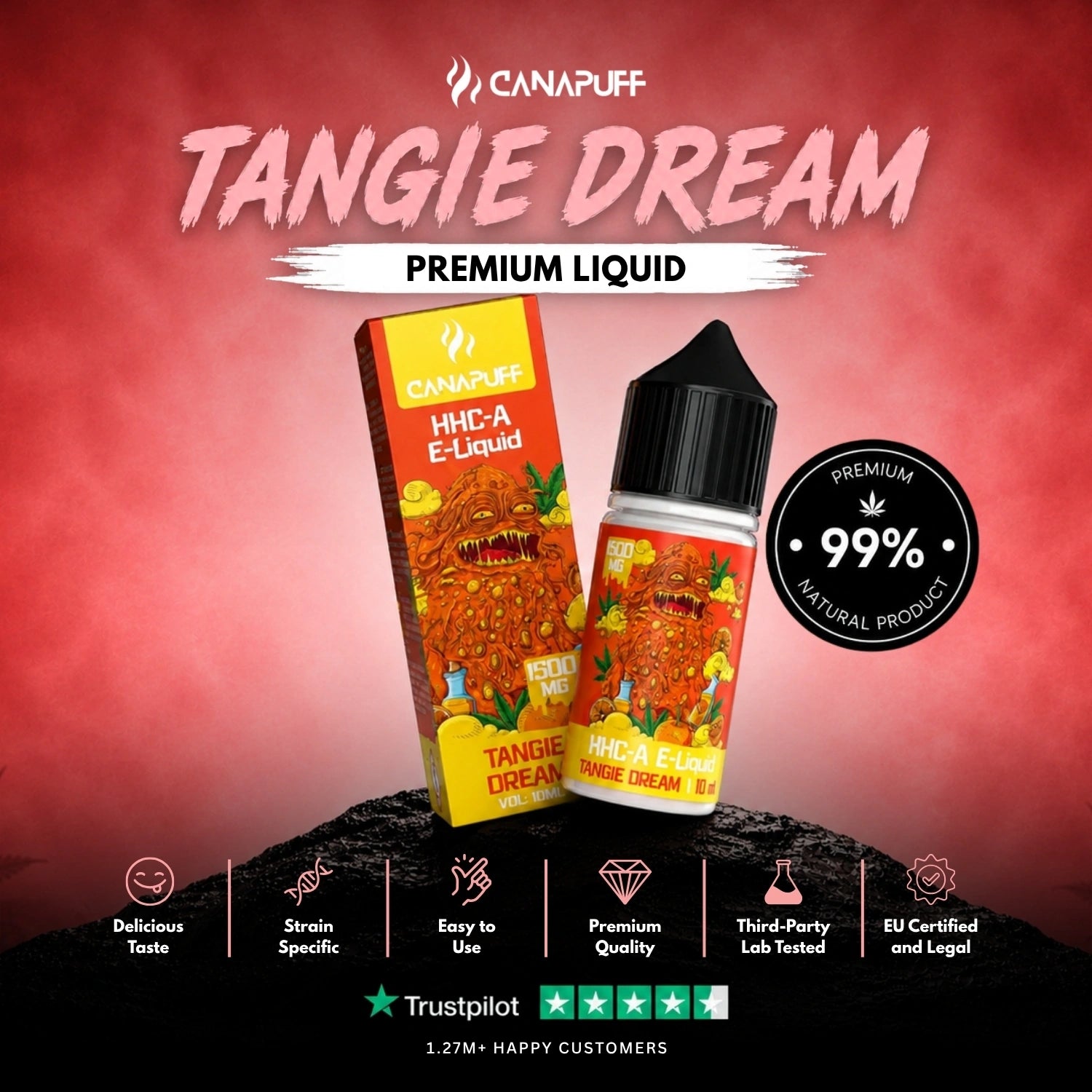HHC-A liquid Tangie Dream 1.500 mg