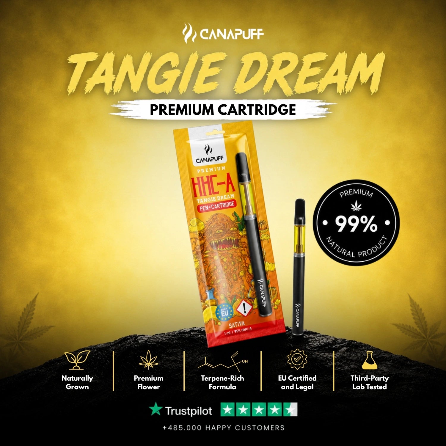 HHC-A Pen+Cartucho Tangie Dream 95%