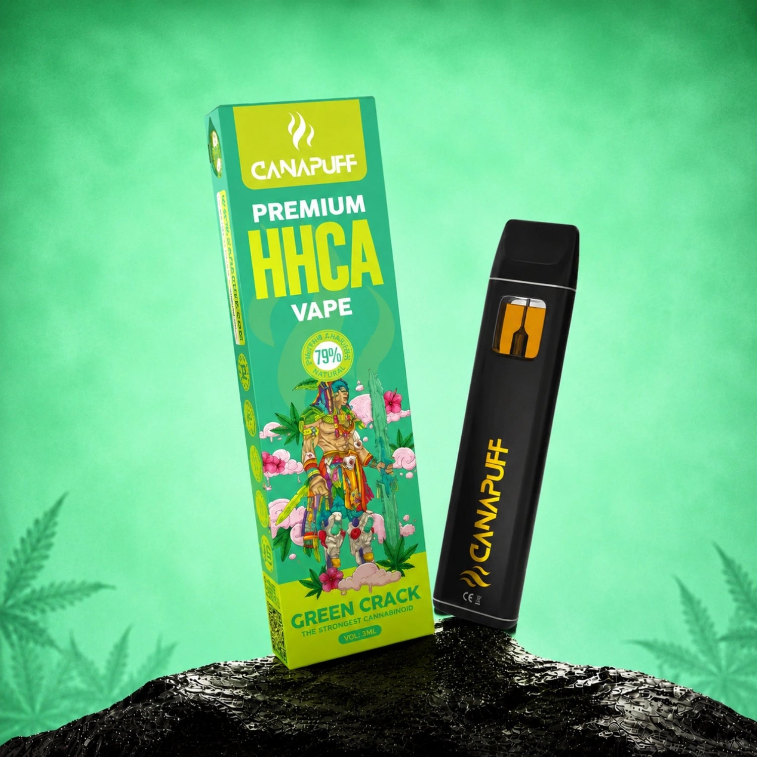 HHC-A Vape Green Crack 79% 1ml