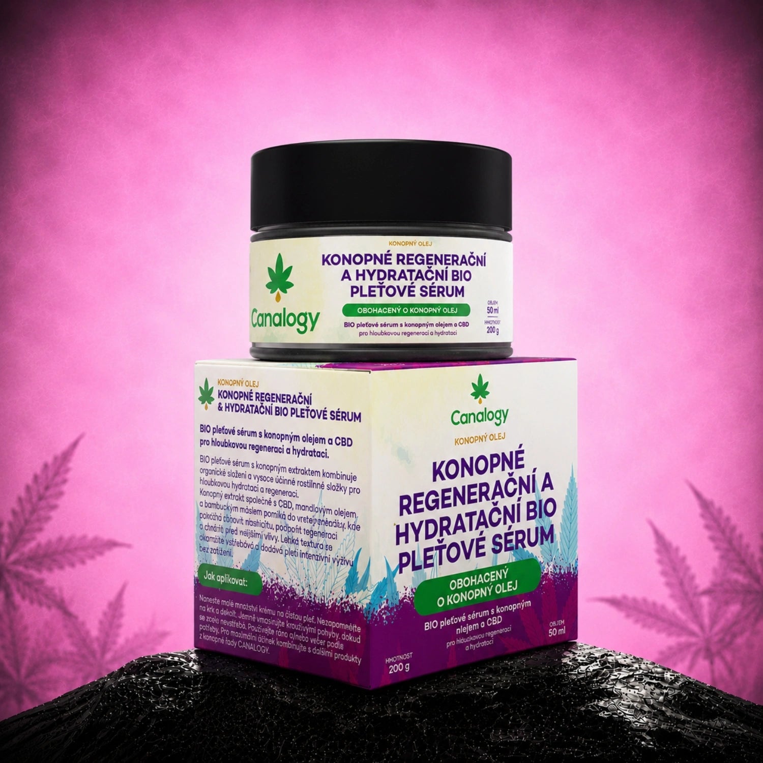 Sérum BIO Regenerador e Hidratante de Cânhamo para a Pele - Canalogy