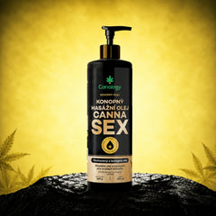 Óleo de massagem de cânhamo Cannasex - Canalogy