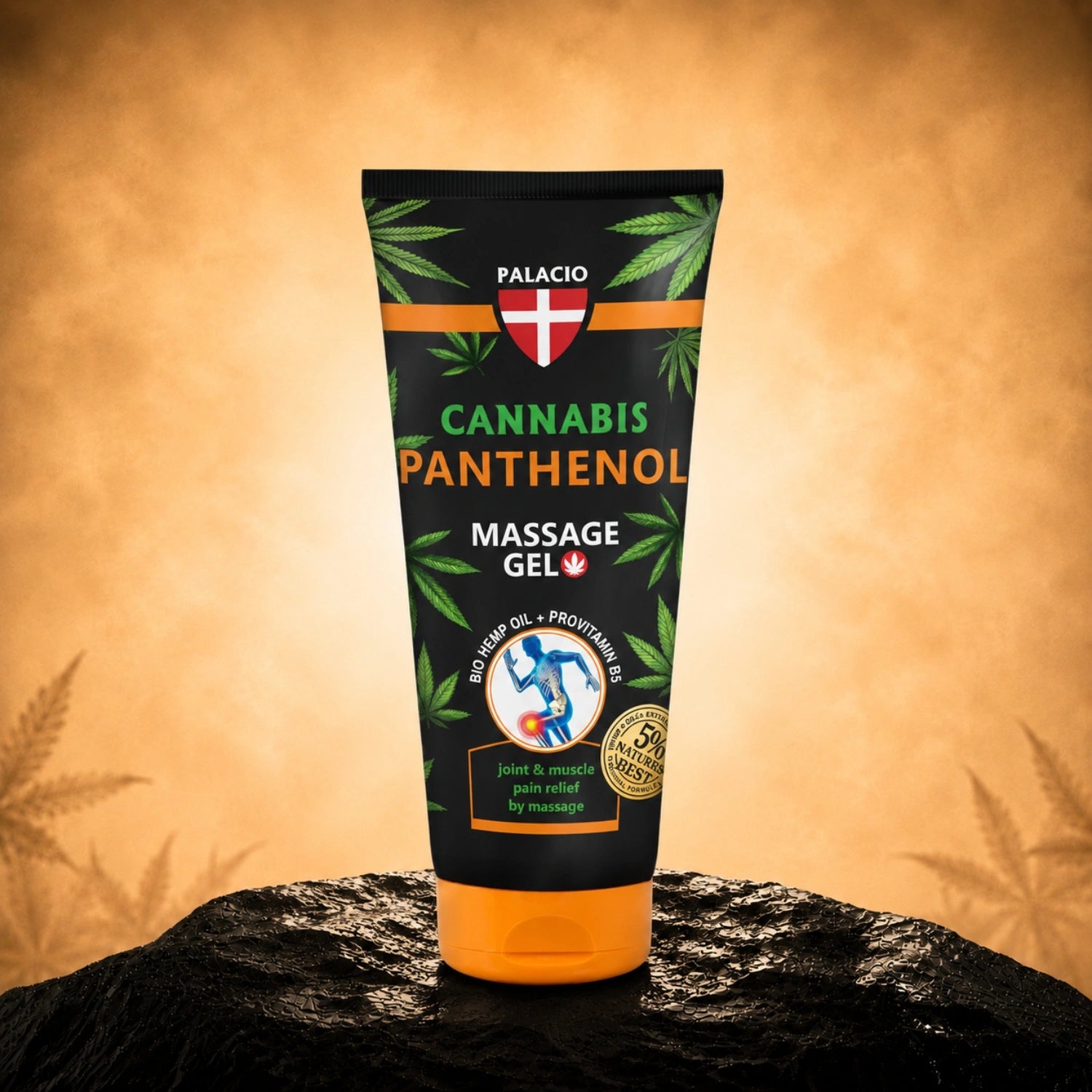 Palacio Gel de Massagem de Cânhamo com Pantenol 200ml