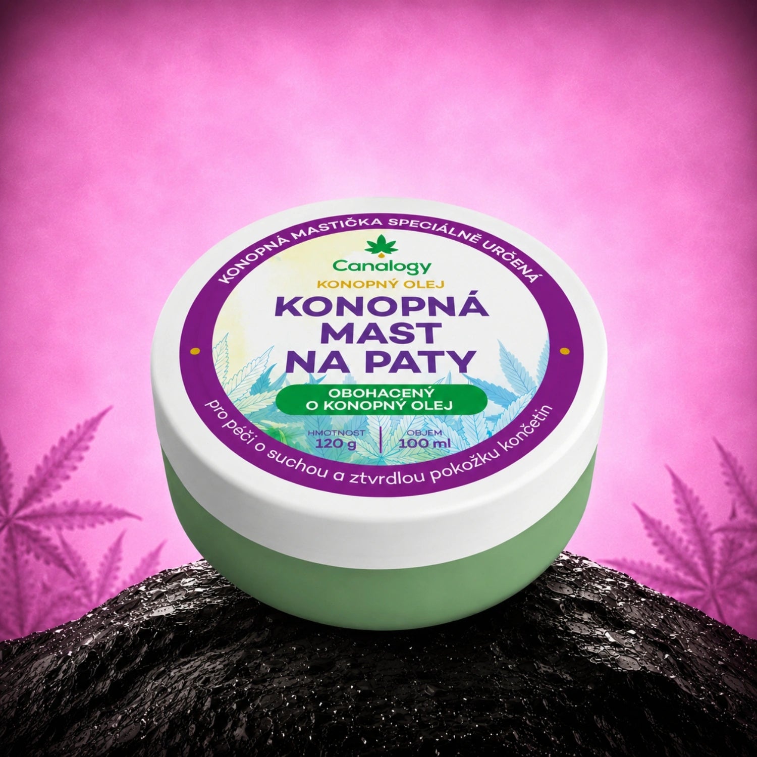 Pomada de cânhamo para calcanhares - Canalogy