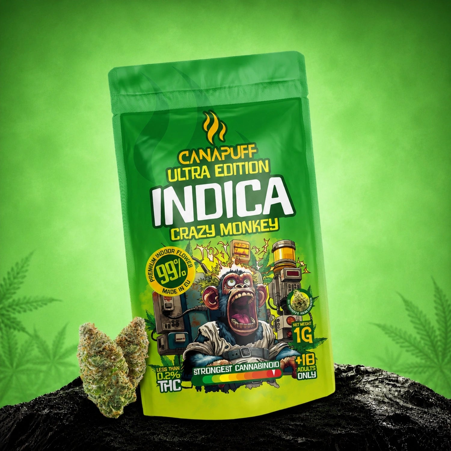 Flores Indica Crazy Monkey Ultra Edition 99%