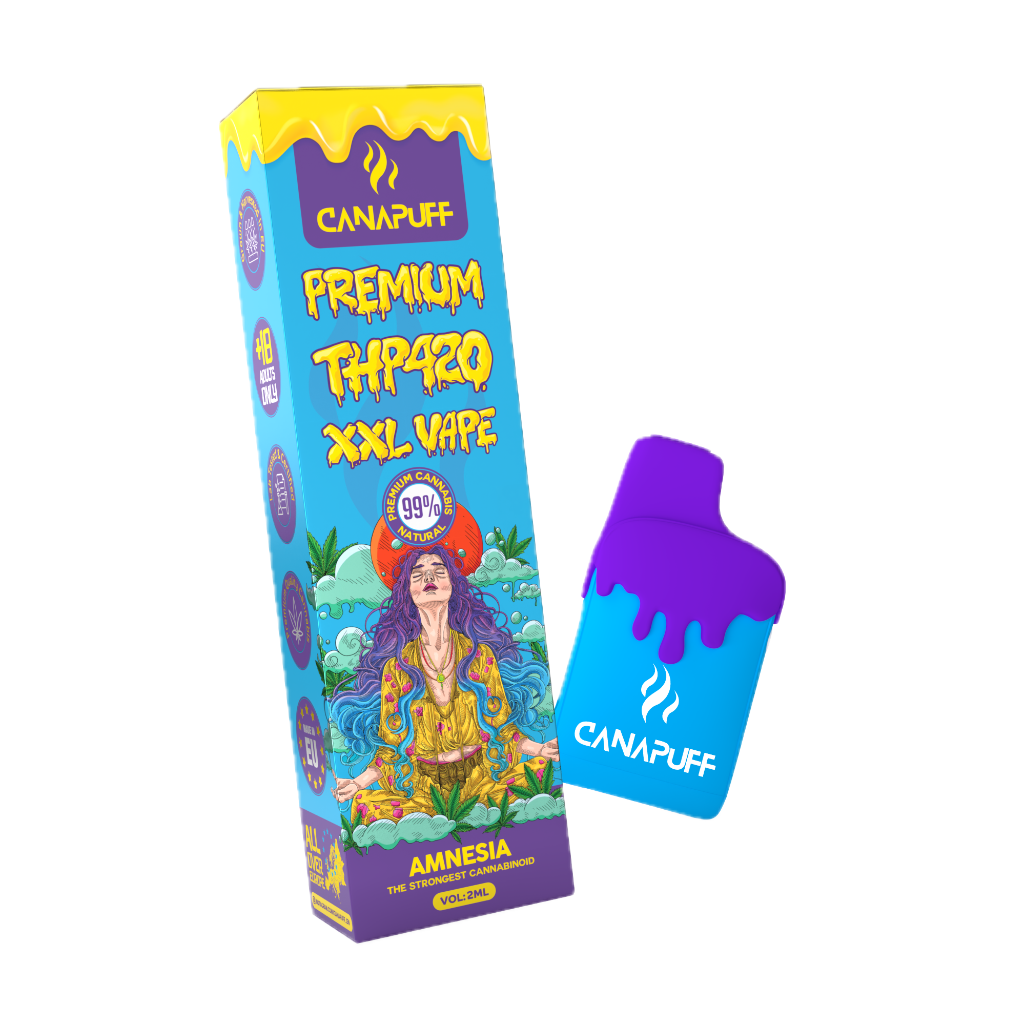 THP420 Vape Amnesia 99% 2 ml